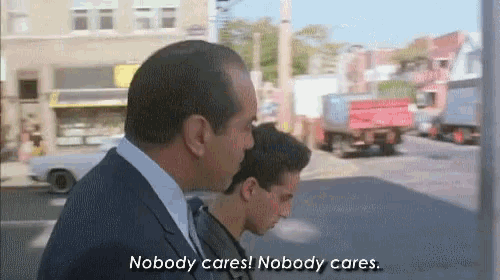 nobody cares sonny bronx tale
